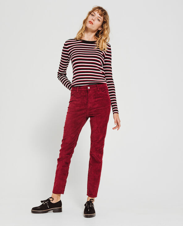 Zara pantalon online velours femme