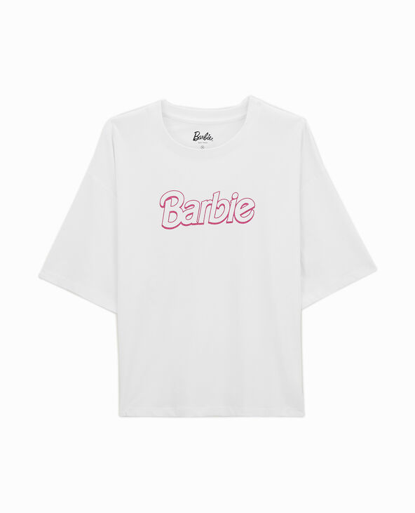 T-shirt oversize Barbie blanc - Pimkie