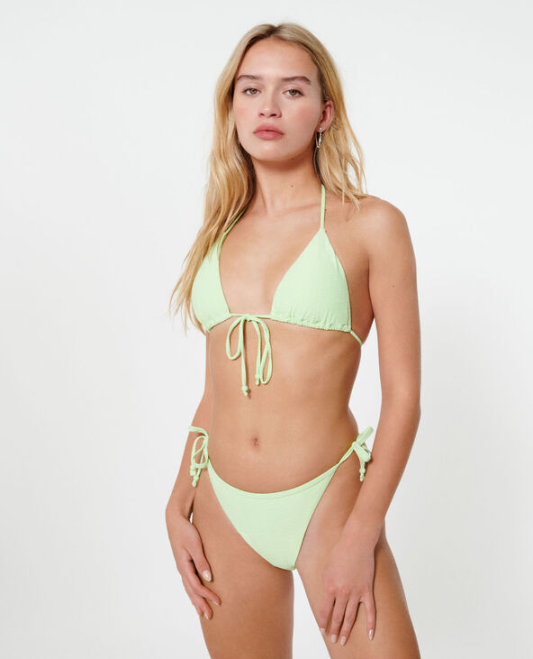 Bas de maillot de bain tanga vert anis - Pimkie
