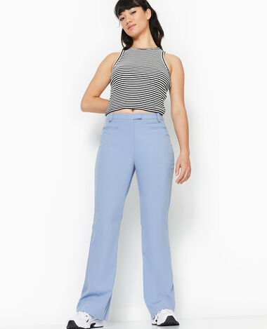 Pantalon flare taille basse bleu - Pimkie