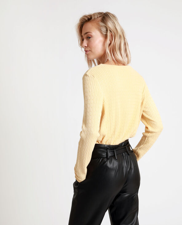 Pull fin jaune - Pimkie