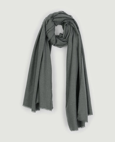 Châle gris chiné - Pimkie
