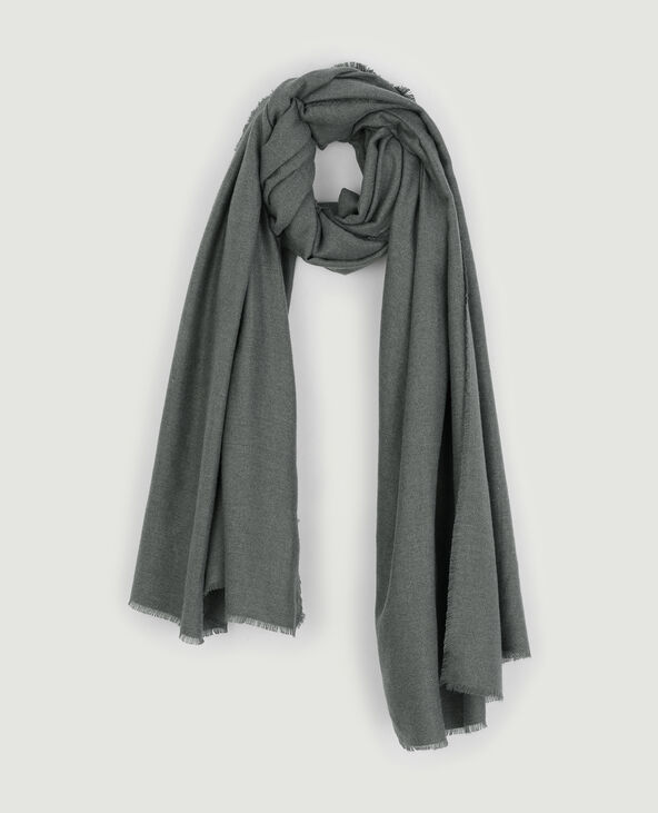 Châle gris chiné - Pimkie