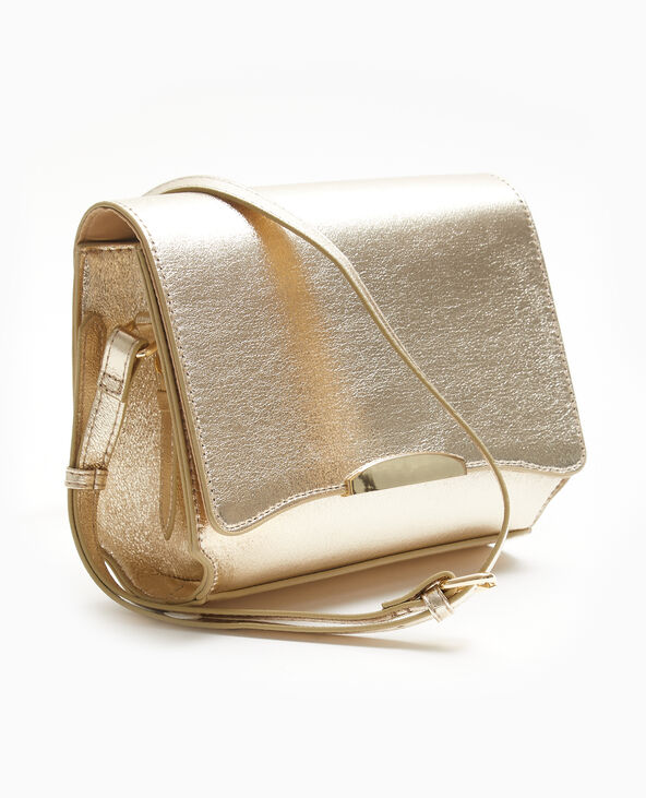 Sac boxy avec détail métal sur rabat doré - Pimkie