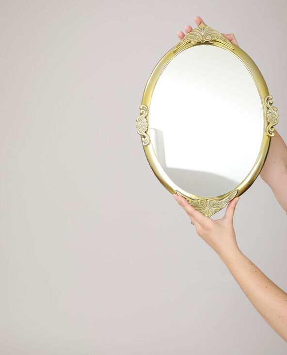Grand miroir baroque orange - Pimkie