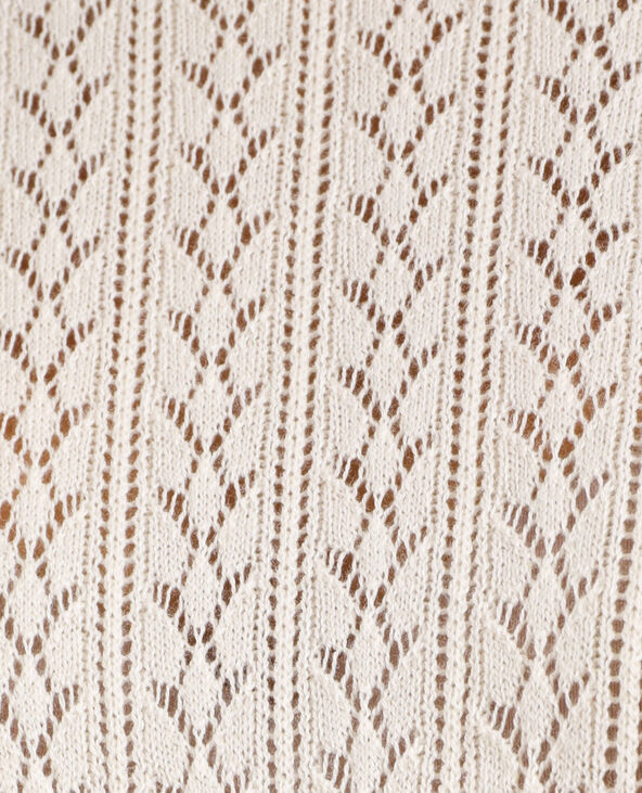 Pull ajouré blanc - Pimkie