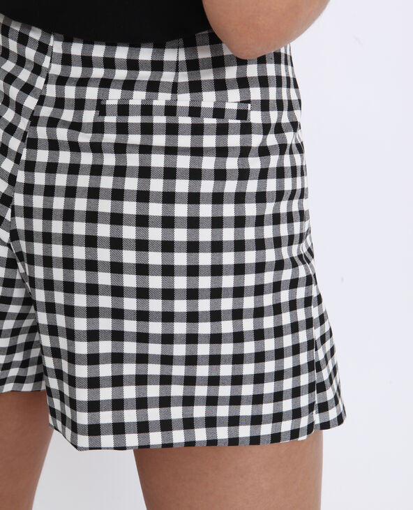 Jupe short vichy