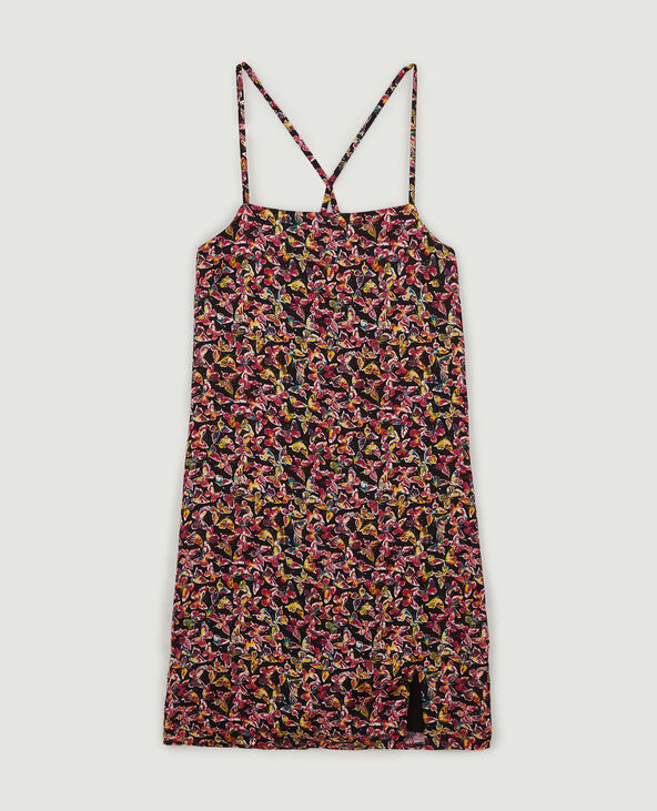 Robe motif papillon rouge - Pimkie