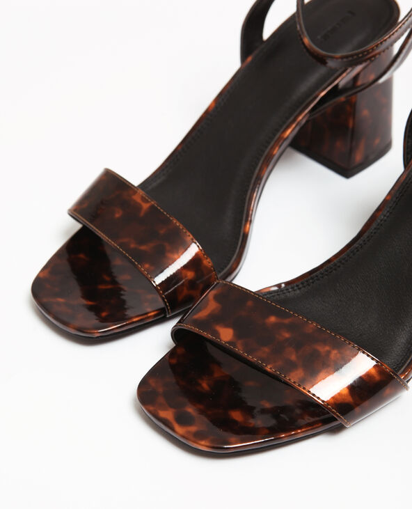 Sandales effet turtle marron - Pimkie