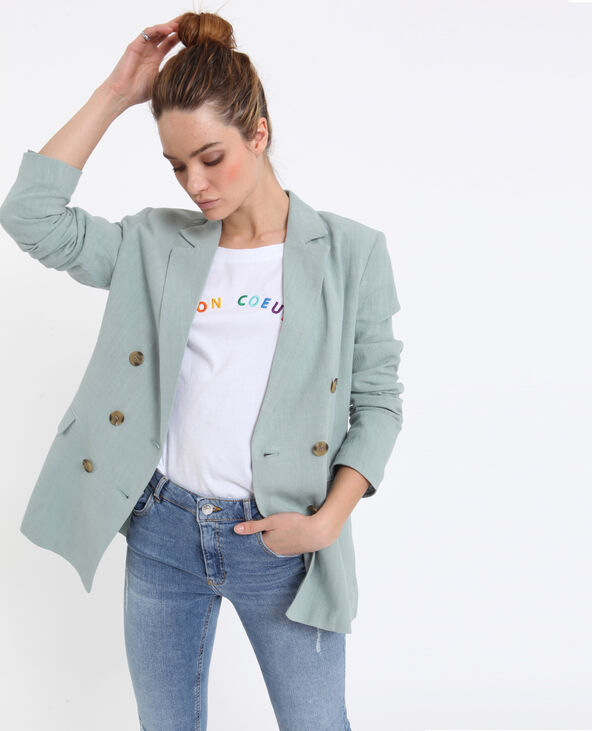 Blazer vert hotsell pastel
