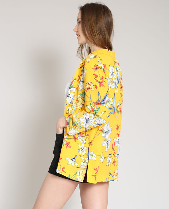 Blazer imprimé jaune - Pimkie