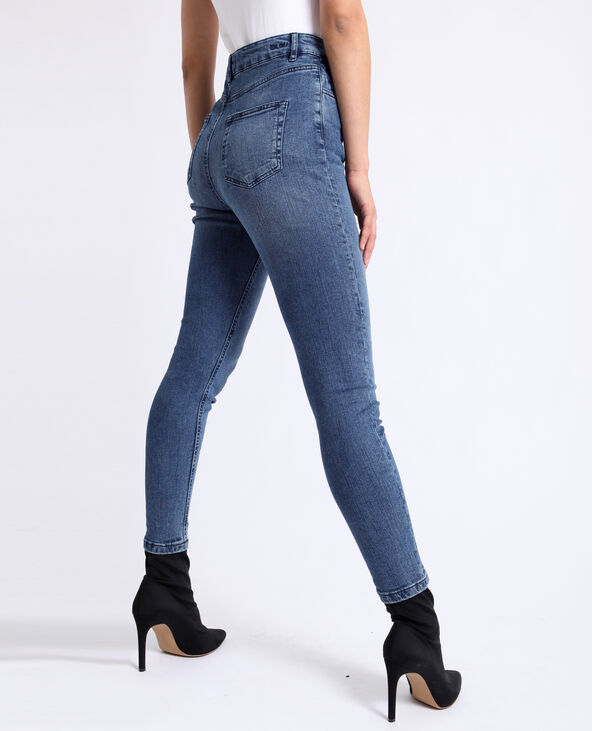 Jean skinny taille haute bleu marine - Pimkie
