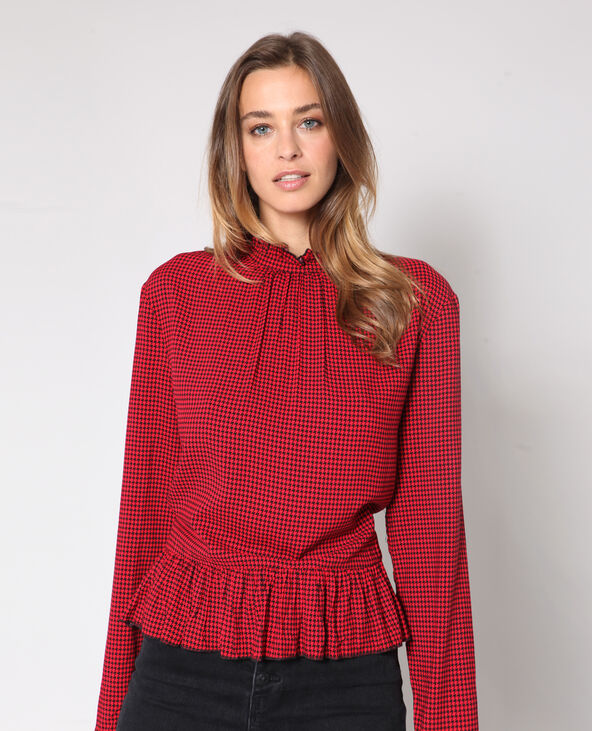 Blouse imprimée rouge - Pimkie