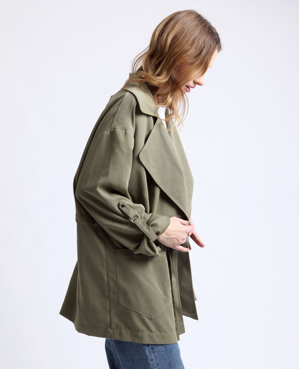 Veste fluide vert de gris - Pimkie