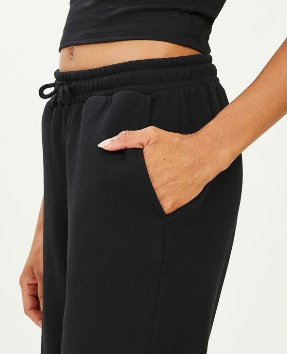 Pantalon de jogging en molleton noir - Pimkie