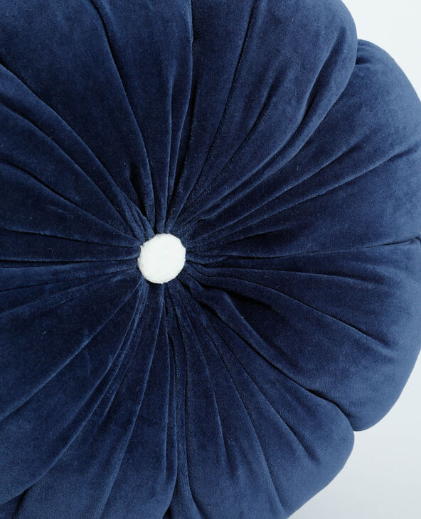 Coussin fleur bleu marine - Pimkie