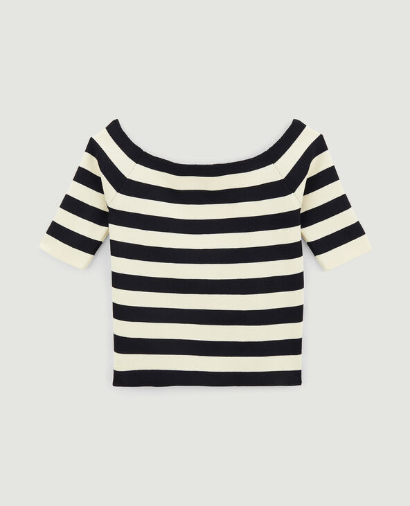 Top encolure Bardot blanc - Pimkie