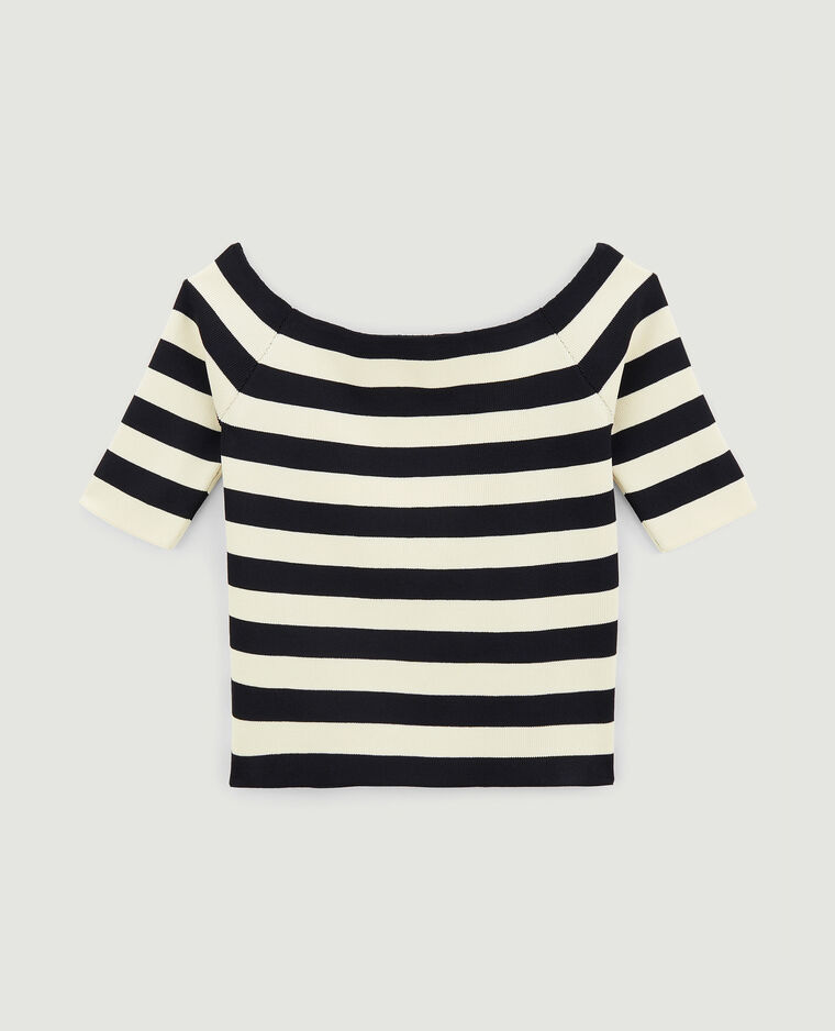 Top encolure Bardot blanc - Pimkie