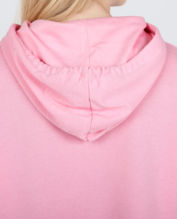 Sweat capuche rose - Pimkie
