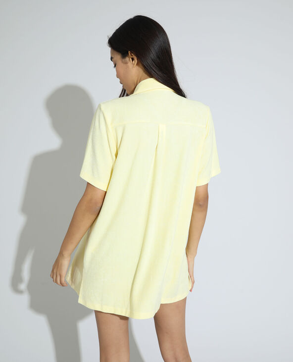 Chemise éponge jaune - Pimkie