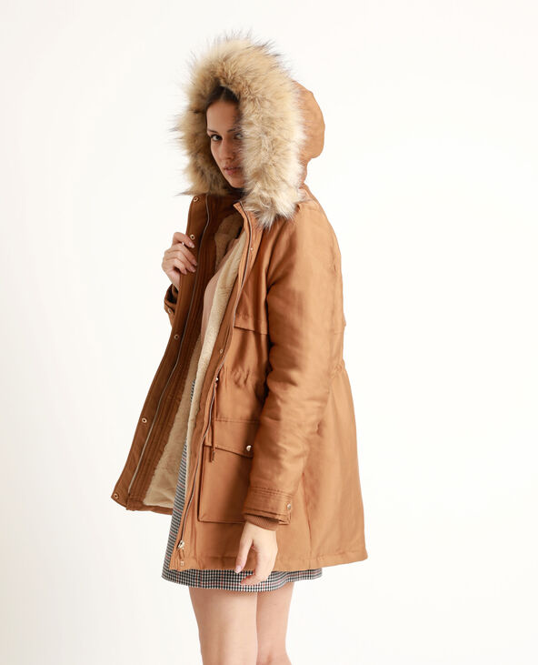 Parka chaude camel - Pimkie