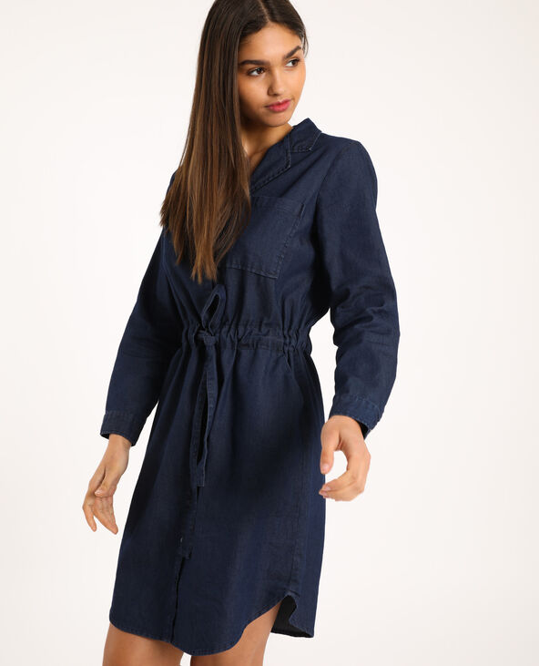 Robe chemise denim