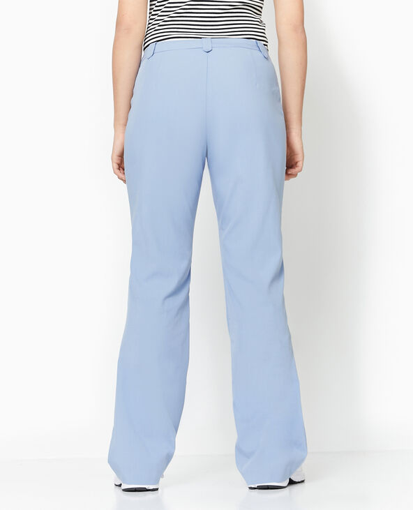 Pantalon flare taille basse bleu - Pimkie