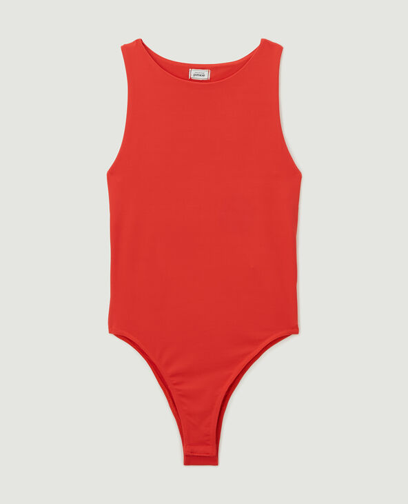 Body sans manche rouge - Pimkie