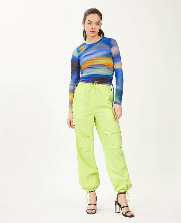 Pantalon parachute vert olive - Pimkie