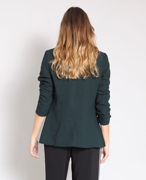 Blazer uni vert foncé - Pimkie
