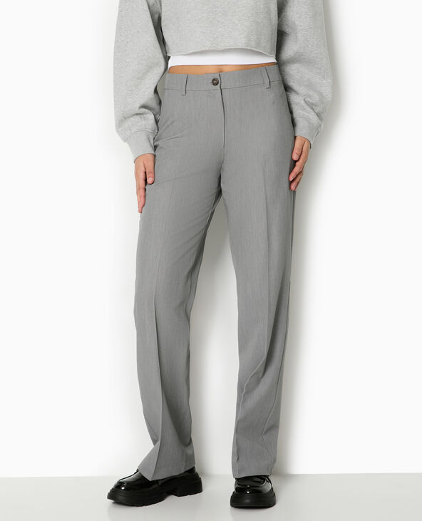 Pantalon city droit gris foncé - Pimkie