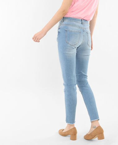 Jean slim imprimé fleuri Jean stoned - Pimkie