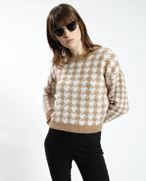 Pull pied de poule h&m on sale