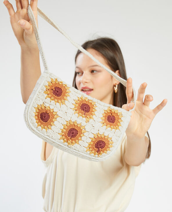 Sac en crochet blanc - Pimkie