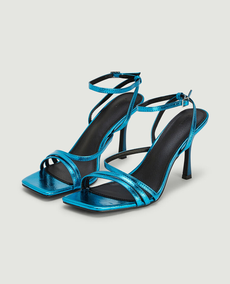 Sandales à brides bleu aqua - Pimkie