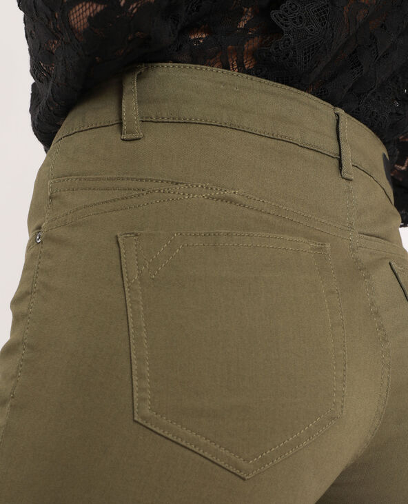 Skinny push up mid waist taupe - Pimkie