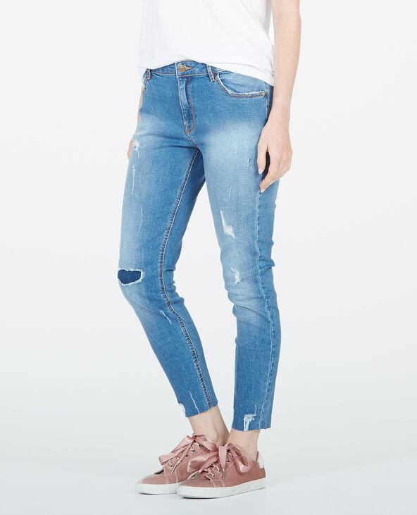 Jean skinny destroy bleu marine - Pimkie