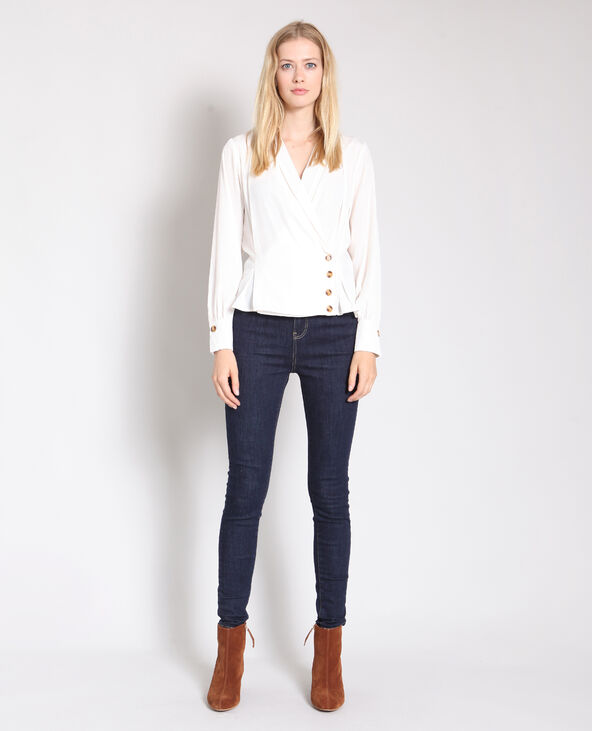 Blouse croisée blanc - Pimkie