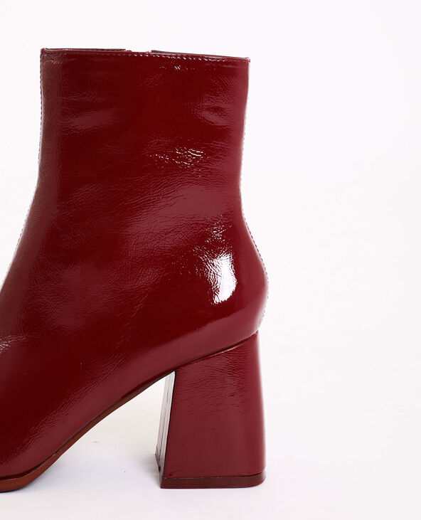 Bottines sales vernies pimkie