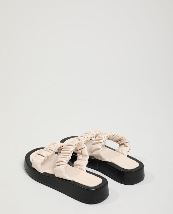 Mules plissées rose clair - Pimkie