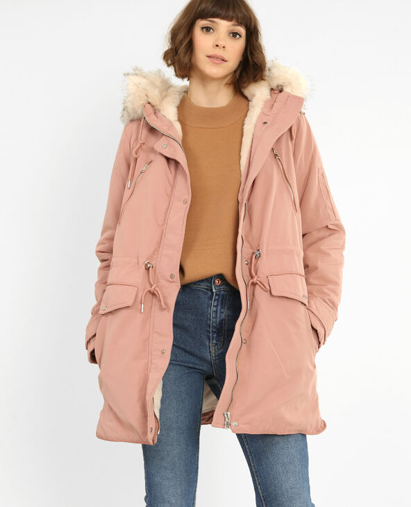Parka longue a capuche