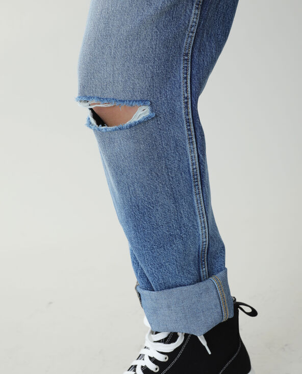 Jean straight high waist bleu - Pimkie