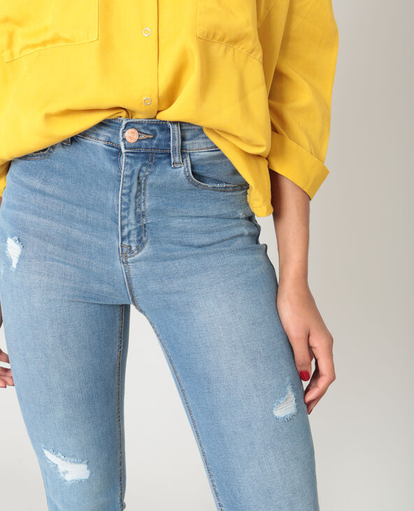Jean skinny taille haute bleu - Pimkie