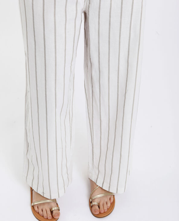 Combi-pantalon rayée rose clair - Pimkie
