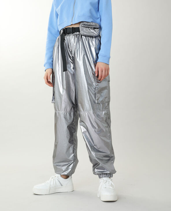 Pantalon de jogging argenté - Pimkie