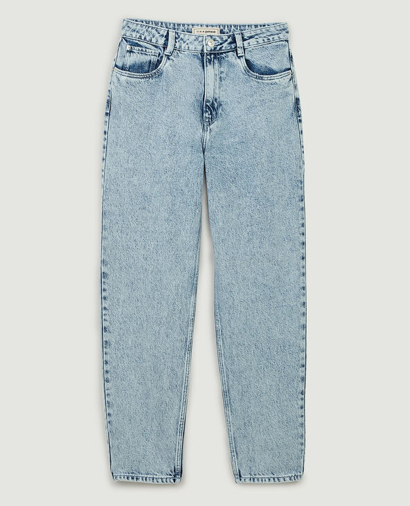 Jean mom taille haute bleu clair - Pimkie