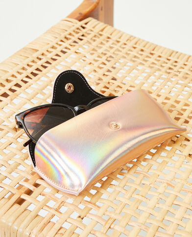 Etui à lunettes semi-rigide rose clair - Pimkie