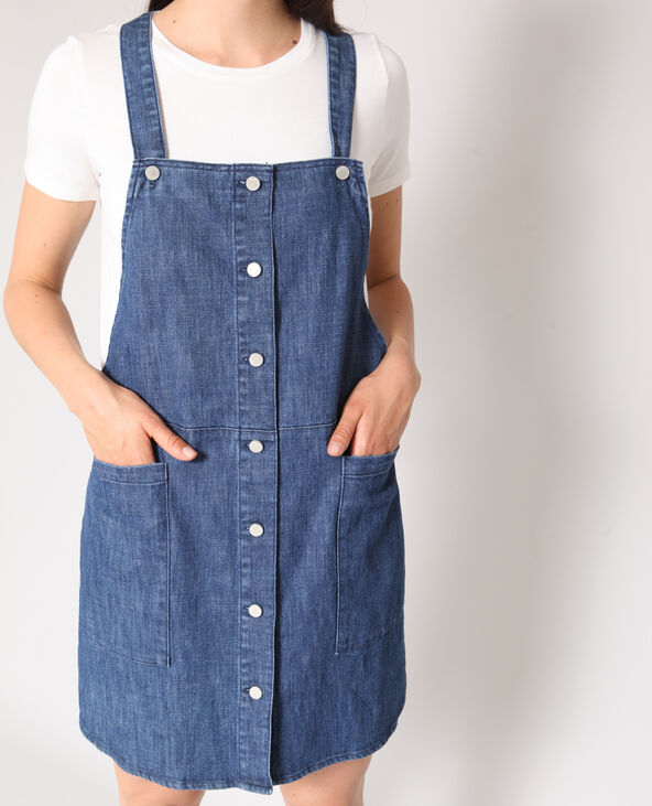 Robe courte en jean bleu - Pimkie
