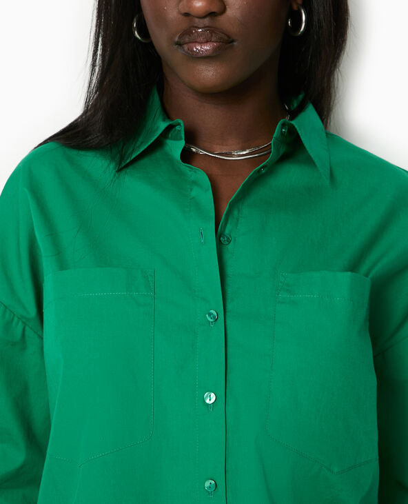 Chemise oversize avec poches vert - Pimkie