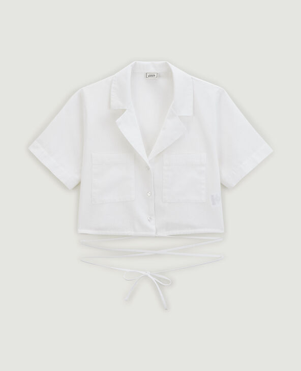 Chemisier court blanc - Pimkie